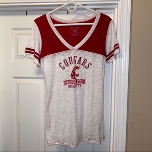 WSU cougars burnout tshirt